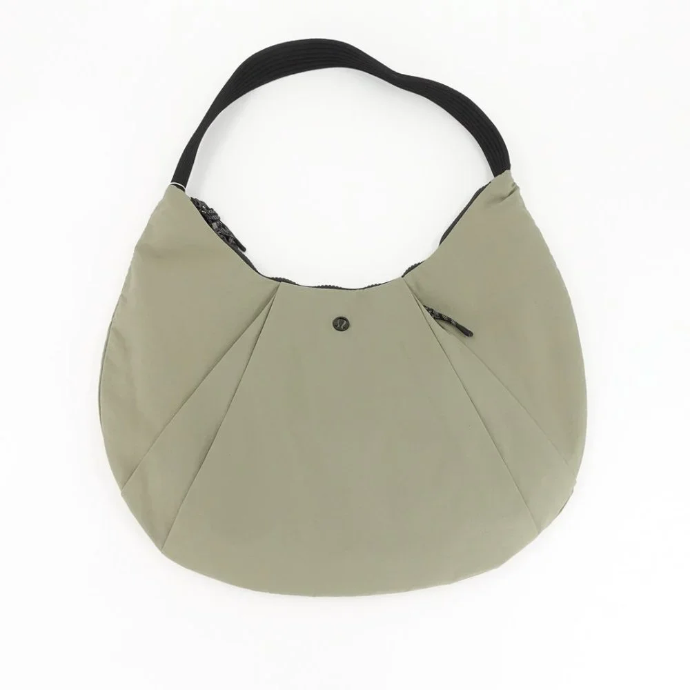 Lululemon Pleated Shoulder Bag 10L Grey Sage - Picture 1 of 12